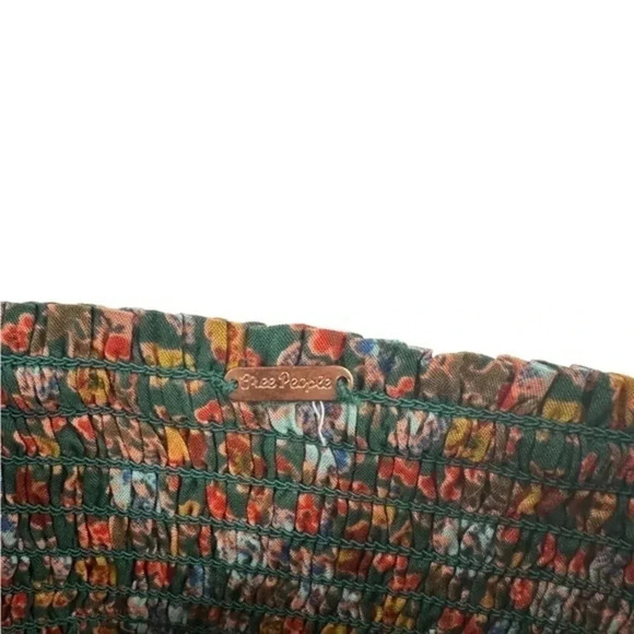 FREE PEOPLE FLORAL PRINT TEA-LENGTH SUNDRESS SMALL B1524 - Picture 4 of 4